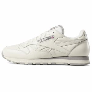 Adidasy Męskie Reebok Classic Leather 1983 TV Białe/Ciemny Szare PL 08LHVRO